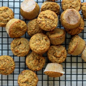 Carrot Zucchini Toddler Muffins