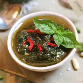 Chili Basil Pesto