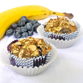 Banana Blueberry Muffins
