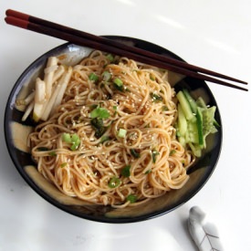 Chilled Spicy Spaghetti Salad