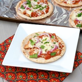 Chicken Tikka Pizzas