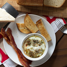 Rosemary & Mushroom Baked Eggs