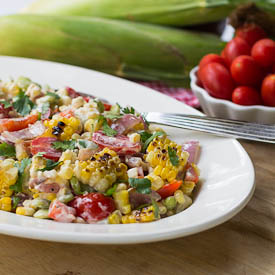 Grilled Corn Salad