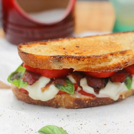 Cheesy Caprese BLT’s