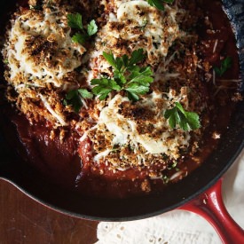 Weeknight Skillet Chicken Parmesan