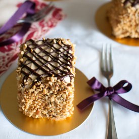Devil’s Choc Cake with PB&J