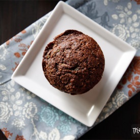 Healthy Chocolate Zucchini Muffins