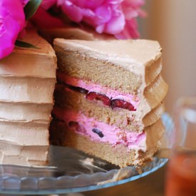 Coffee Mascarpone Layer Cake
