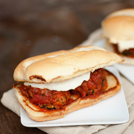 Chicken Parmesan Meatball Subs