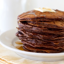 Chocolate Banana Pancakes