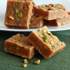 Pakistani Chickpea Pistachio Fudge