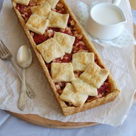Patchwork Strawberry & Apple Pie