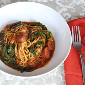 Creamy Cajun Zucchini Pasta