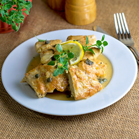 Lemon Chicken Oreganata