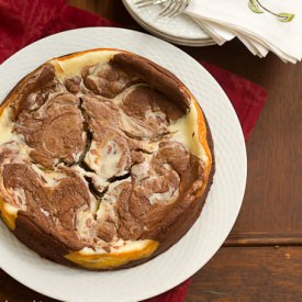 Marbled Flourless Chocolate Cake