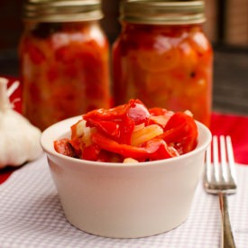 Marinated Red Bell Peppers