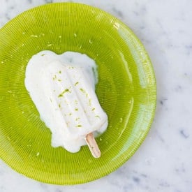 Spicy Coconut Lime Popsicles