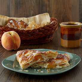 Peach Pie Cheesecake Turnovers