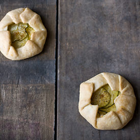 Mini Zucchini Ricotta Galettes