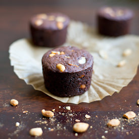 Salted Peanut Cocoa Muffins