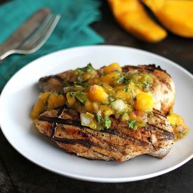 Grilled Chicken & Mango Salsa