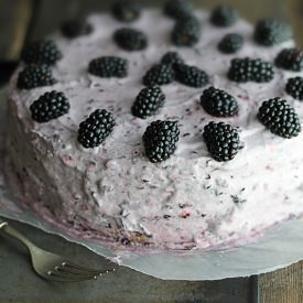 Blackberry Lime Layer Cake