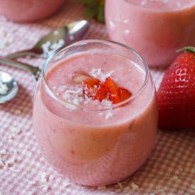 Strawberry Coconut Soup
