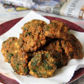 Lentil Spinach Fritters