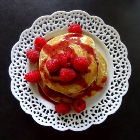 Amaretto Poppyseed Pancakes