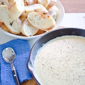 Shallot and Gruyere Fondue