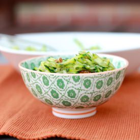 Zucchini with Parmesan and Pecans