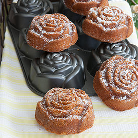 Lemon Poppy Seed Bundt Cakes