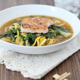 Zucchini Noodle Bowl with Bok Choy