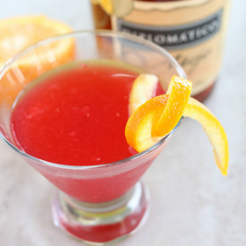 Raspberry Orange Rum Cocktail