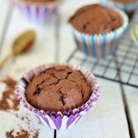 Delicious Cupcakes with Cocoa