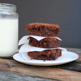 Chocolate Chocolate Fudge Brownies