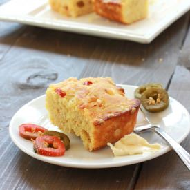 Jalapeño Manchego Cornbread