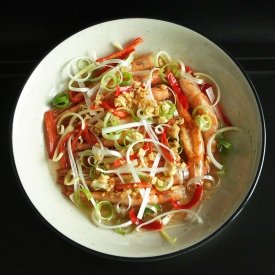 Steamed Prawn with Garlic and Chili