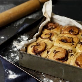 Chocolate Pin Wheel Bread