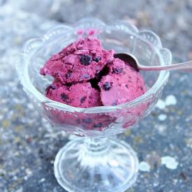 Blueberry Yogurt Ice Cream