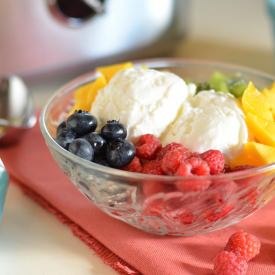 Homemade Pinkberry Frozen Yogurt