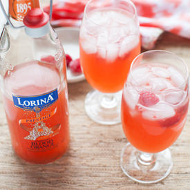 Blood Orange-Raspberry Spritzer