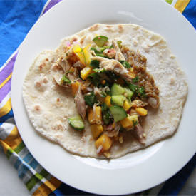 Roasted Corn and Chicken Salad