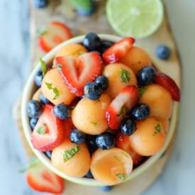 Berry Cantaloupe Salad