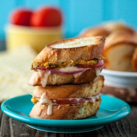 Corn & White Bean Grilled Cheeses