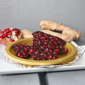 Chocolate-Pomegranate-Ginger Bark