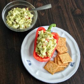 Spicy Avocado Pepper and Egg Salad