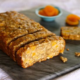 Oatmeal Banana Bread with Apricots