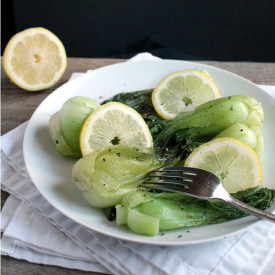 Lemon-Garlic Baby Bok Choy