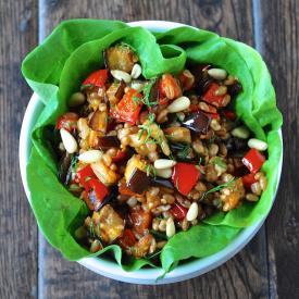 Tunisian Spiced Wheat Berry Salad